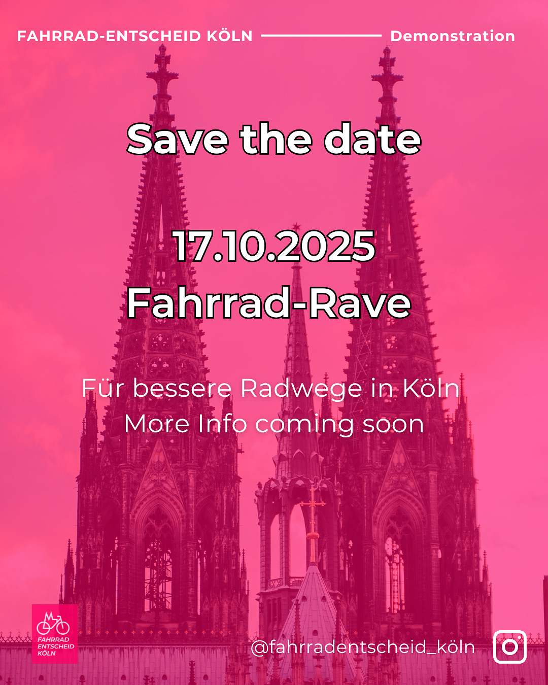 Save the Date: Fahrrad-Rave 17.10.2025