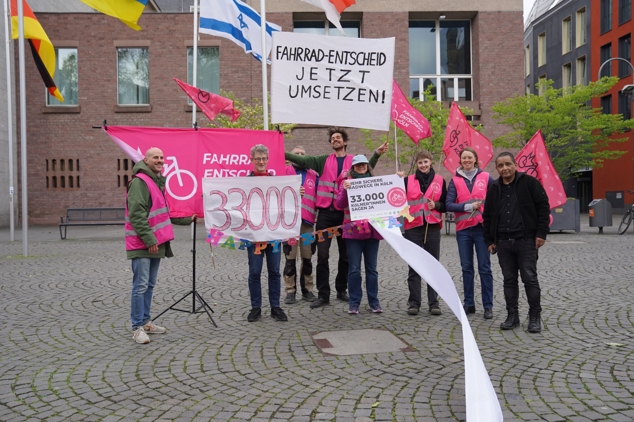 Jahrestag Fahrrad-Entscheid Köln